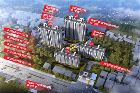 龙都新苑，96m2套三，全明户型，南北通透，明城学区房！